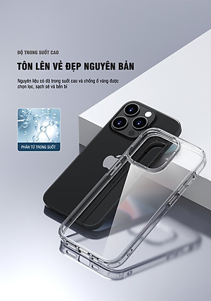 Ốp lưng dẻo trong phong cách mới dành cho iPhone 15 / 15 Plus / 15 Pro / 15 Pro Max - Hàng chính hãng