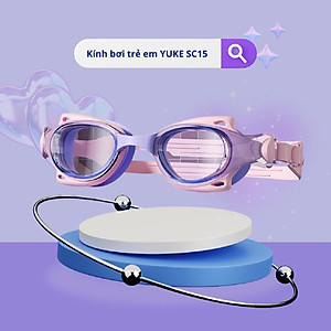 Kính bơi cho trẻ em SC15, mắt nhỏ ôm sát vòm mắt, chống uv, hiệu Yuke(Tặng Kèm Hộp)