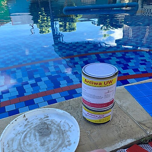 Keo Dán Gạch Dưới Nước - Gạch Hồ Bơi (Bộ 1.5Kg)