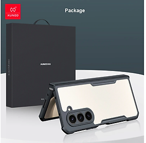 Ốp lưng cho SamSung Galaxy Z Fold 7 / Z Fold 6 hiệu XUNDD cao cấp chống sốc mặt lưng trong - Hàng chính hãng