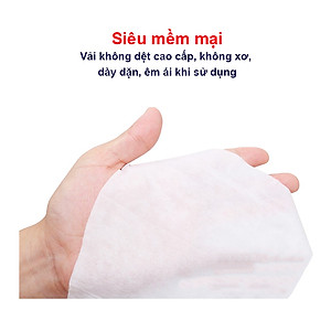 Khăn ướt Agi không mùi V438 (3 gói màu ngẫu nhiên)