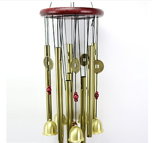 Chuông gió 10 thanh may mắn