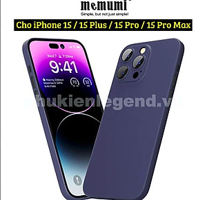 Ốp nhám siêu mỏng 0.3mm cho iPhone 17 Pro Max / 17 Pro / 17 Air / 17 / 16 Pro Max / 16 Pro /16 Plus / iphone16 hiệu Memumi, mặt lưng chống trượt, chống bám bẩn - hàng nhập khẩu