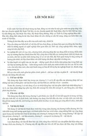 (Giáo trình) Vật Liệu Kỹ Thuật - Tập 1 (Chế tạo, cấu trúc, tính chất, lựa chọn và ứng dụng)