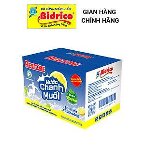 Nước Chanh Muối Restore ( Thùng 24 chai 495ml ) - Sản phẩm của Bidrico