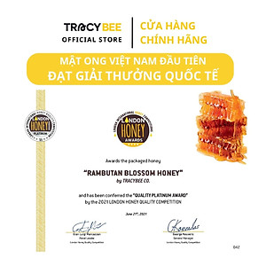 Mật ong hoa chôm chôm Tracybee 95G