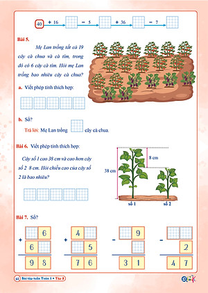 Combo Bài Tập Tuần Toán, Tiếng Việt Lớp 1 - Kết Nối Tri Thức (Tự Chọn Sách)