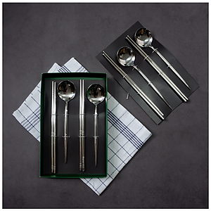 Bộ muỗng đũa INOX cao cấp 8 món DCS-01