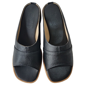 Dép Cao Gót Nữ BIGGBEN Da Bò Cao 4 Phân DCG75