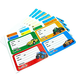 Nhãn Vở Smart Kid Monster Truck LB02 (20 Nhãn Vở)