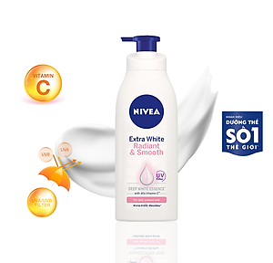 Sữa Dưỡng Thể NIVEA Extra Bright Dưỡng Sáng Da | Mịn Da (350 ml)