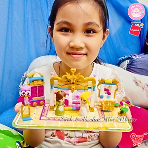 Đồ chơi lắp ráp, xếp hình Qman 32012: Căn phòng công chúa - 282 mảnh ghép