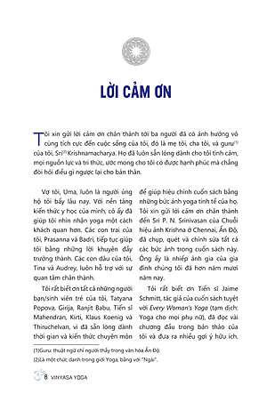 Sách Vinyasa yoga - Hợp nhất cơ thể và tâm trí bằng hơi thở