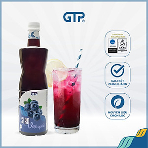 Siro GTP hương Việt Quất/ Trà xanh/ Sâm dứa