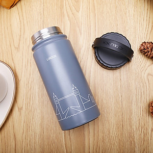 Bình Giữ Nhiệt Lock&Lock Riga Tumbler LHC4160 (897ml) - Hàng Chính Hãng, Bằng Thép Không Gỉ, Có Lưới Lọc Inox - Tặng Kèm Ống Hút Và Cọ Rửa Ống Hút