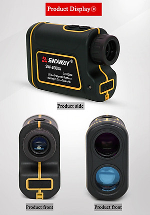Thươc Đo Khoảng Cách Công Nghệ Laser Hình Ống Nhòm 5 Trong 1 SNDWAY SW-600A, SW-1000A, SW-1500A Sử Dụng Trong Công Nghiệp - Xây Dựng, - Du Lịch - Chơi Golf - Hàng Chính Hãng