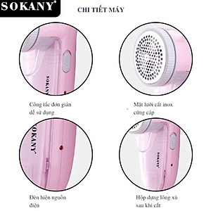 Máy Cắt Lông Xù Quần Áo Đa Năng SKN -887 -  Dùng Điện, Cắt Siêu Bén, Siêu Bền, Tiện Lợi - HÀNH CHÍNH HÃNG MINIIN