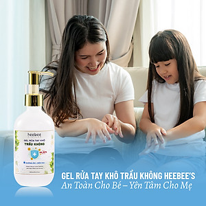 Gel Rửa Tay Khô Trầu Không Heebee's Khử Mùi, Sạch Khuẩn 99.99%, Dưỡng Ẩm 65/300ML