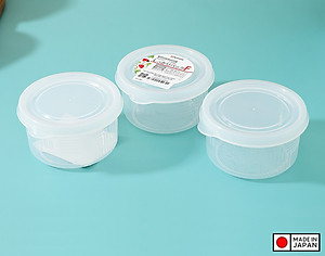 Set 03 hộp chia thức ăn dặm cho bé Nakaya Firm Pack F 180ml - Hàng nội địa Nhật Bản |#Made in Japan| |#K-142|