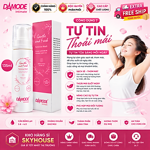 Dung dịch vệ sinh phụ nữ GENTLE FRESH độc quyền DAMODE chai 135ml dung dịch vệ sinh phụ nữ tốt nhất chính hãng Hàn Quốc