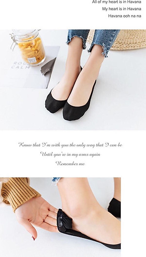 Combo 10 Tất Đi Hài Nữ Dùng Đi Giày Búp Bê TH01