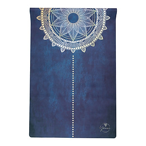Thảm tập yoga chính hãng Yvonne, Mandala (TẶNG KÈM 3 PHẦN QUÀ) dày 6mm, bề mặt nhám, siêu bám, chống trơn trượt, thấm hút mồ hôi, càng nhiều mồ hôi càng bám, dễ vệ sinh, bề đẹp, sang trọng