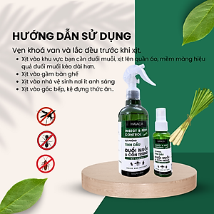 ( Thơm phòng/ đuổi muổi ) Bình xịt đuổi muỗi, côn trùng HATACA -100% thiên nhiên