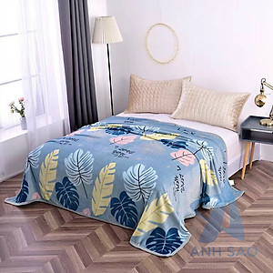 Mền lông tuyết dày dặn cao cấp kích thước đa dạng mềm mịn mùa hè, giữ ấm mùa đông dùng phòng máy lạnh dễ gấp gọn