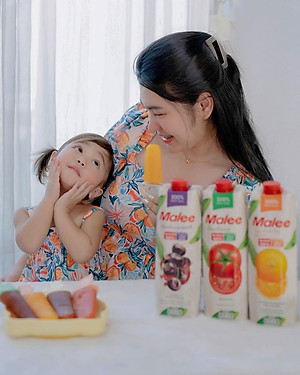 Nước Ép Cherry Và Hỗn Hợp Rau Quả Malee 1L - Nhập Khẩu Thái Lan | Malee 100% Mixed Vegetable and Fruit Juice Cherry 1L