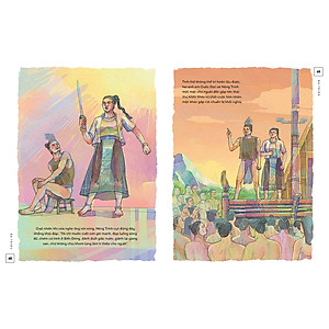 Sách Lịch sử Việt Nam bằng tranh: Bà Triệu (Bản màu, Bìa cứng)