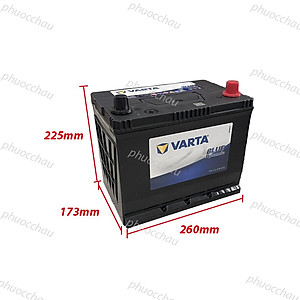 Bình Ắc Quy 12V-70AH,  Ắc Quy VARTA 80D26L/R