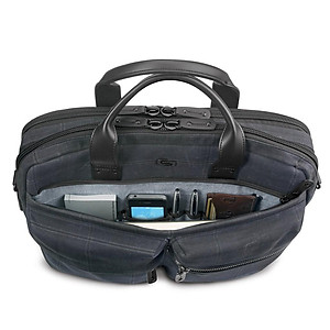 Túi xách Laptop Solo HAMISH 15.6 inch - Kích thước Ngang 38 x Cao 48 x Rộng 12 cm - Mã HLD300-51 - Màu Xanh đen - Bảo hành Chính hãng bảo hành 05 năm