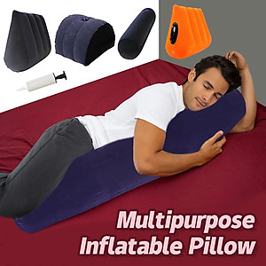 Ghế Tình Nhân Ôm Ngủ, Gối Bơm Hơi Gối Ôm Cắm Trại Gối Ôm Ngủ Có Lỗ Gối Hơi Cặp Đôi Có Thể Giặt