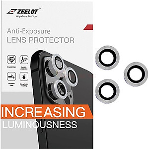 Dán Camera cường lực viền màu chống va đập Zeelot iPhone 12 Pro/12 Pro Max - Hàng chính hãng