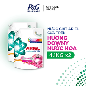 Combo 2 Nước Giặt ARIEL Chuyên Gia Cửa Trên Ngăn Lem Màu Túi 4.1KG