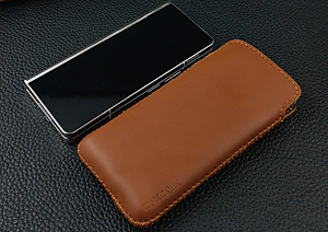 Bao Da Dây Rút cho Samsung Z Fold2 Z Fold3 Z Fold4 Da Bò Thật