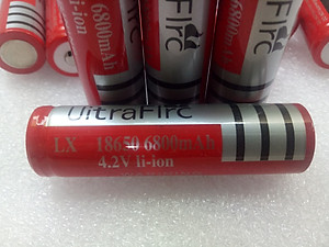 Pin sạc 4.2V 18650 đầu lồi,dung lượng 6800mAh dùng cho Sạc Dự Phòng, Đèn Pin, Micro Karaoke, Quạt Mini, Đồ Chơi, Cell Laptop, Đèn Pin, Mic, Đèn Laze và các thiết bị điện tử khác - Hàng chính hãng