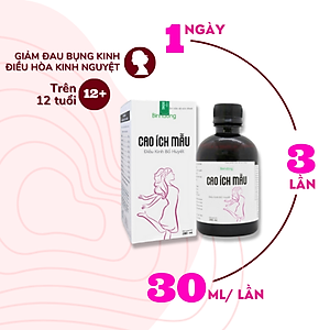 Bình Đông Cao Ích Mẫu - giúp giảm đau bụng kinh, điều hòa kinh nguyệt chai 280ml