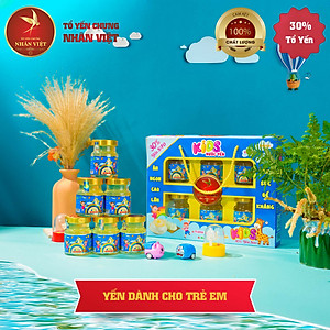 [Hộp 6 Lọ] Nước Yến Sào Cho Bé Nhân Việt Kids 30% Yến Giúp Bé Ăn Ngon, Cao Lớn Hũ 70ml