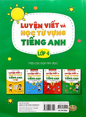 Luyện Viết Và Học Từ Vựng Tiếng Anh Lớp 4 - Theo Chương Trình Family And Friends (Special Edition)