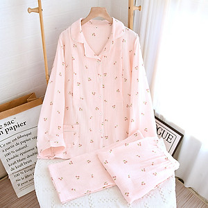 Bộ Đồ Bầu Và Cho Con Bú, Pijama Sau Sinh Azuno AZ2309 Chất Đũi Mềm Mại, Có Khe Mở Ngực Hàng Cao Cấp Cho Mẹ