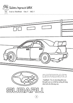 Sách Tô Màu Phương Tiện Giao Thông - Xe Thể Thao Siêu Tốc Độ - Speedy Sport Cars