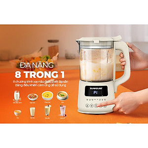 Máy làm sữa hạt đa năng Sunhouse SHD5261 - Hàng chính hãng