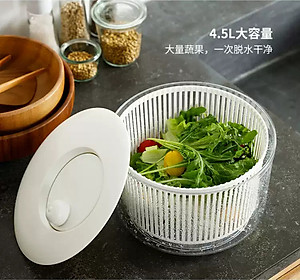 Rổ quay rau 360º Yamaken Kogyo Smart Bowl (2.7L/ 4.45L/ 6.6L) - Hàng nội địa Nhật Bản, nhập khẩu chính hãng (#Made in Japan) |#H-580|#H-614|#H-581|