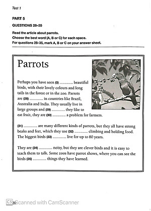 Key English Test 5 with Answers Reprint Edition - Cambridge