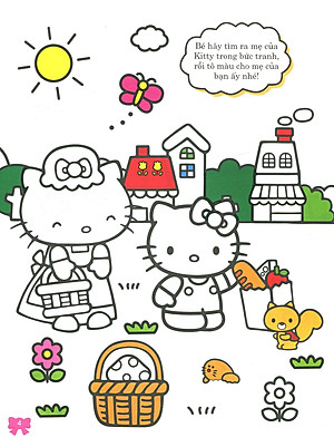 Bộ 4 Cuốn Hello Kitty- Sách Tô Màu: Rèn Luyện Khả Năng Cho