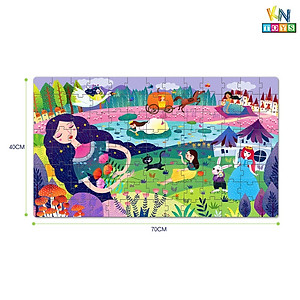 Đồ chơi ghép hình Mideer Puzzle MD3028 – Người đẹp ngủ trong rừng (104 mảnh ghép)