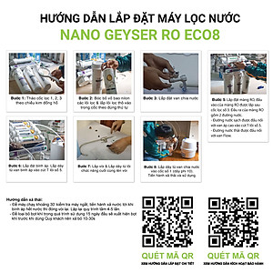 Máy lọc nước Nano Geyser RO ECO, Công nghệ lọc nước tinh khiết RO - Hàng Chính Hãng