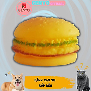 Đồ chơi bánh gặm bóp kêu cho chó mèo