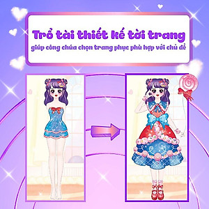 Sách thời trang Công chúa - Sách bóc dán sticker cho bé gái